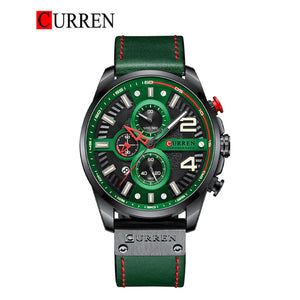 CURREN Original Brand Leather Straps Wrist Watch For Men With Brand (Box & Bag)-8393