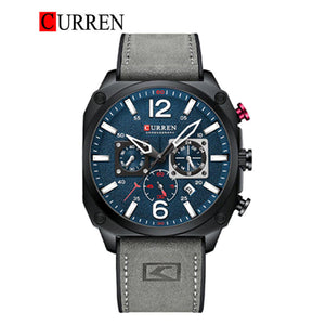 CURREN Original Brand Leather Straps Wrist Watch For Men With Brand (Box & Bag)-8398