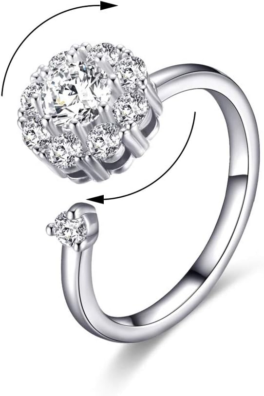 Women Rotating Cubic Zirconia