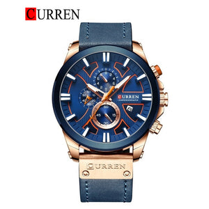 CURREN Original Brand Leather Straps Wrist Watch For Men With Brand (Box & Bag)-8346