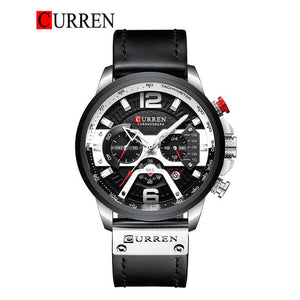 CURREN Original Brand Leather Straps Wrist Watch For Men With Brand (Box & Bag)-8329