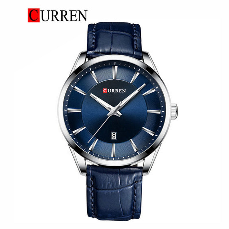 CURREN Original Brand Leather Straps Wrist Watch For Men With Brand (Box & Bag)-8365