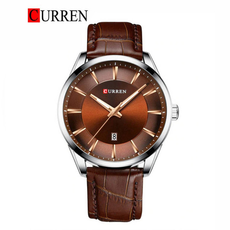 CURREN Original Brand Leather Straps Wrist Watch For Men With Brand (Box & Bag)-8365