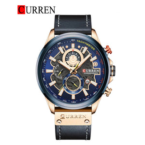 CURREN Original Brand Leather Straps Wrist Watch For Men With Brand (Box & Bag)-8380