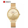 CURREN Original Brand Mesh Band Wrist Watch For Women With Brand (Box & Bag)-9024