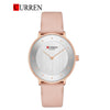 CURREN Original Brand Leather Strap Wrist Watches For Women With Brand (Box & Bag)-9033