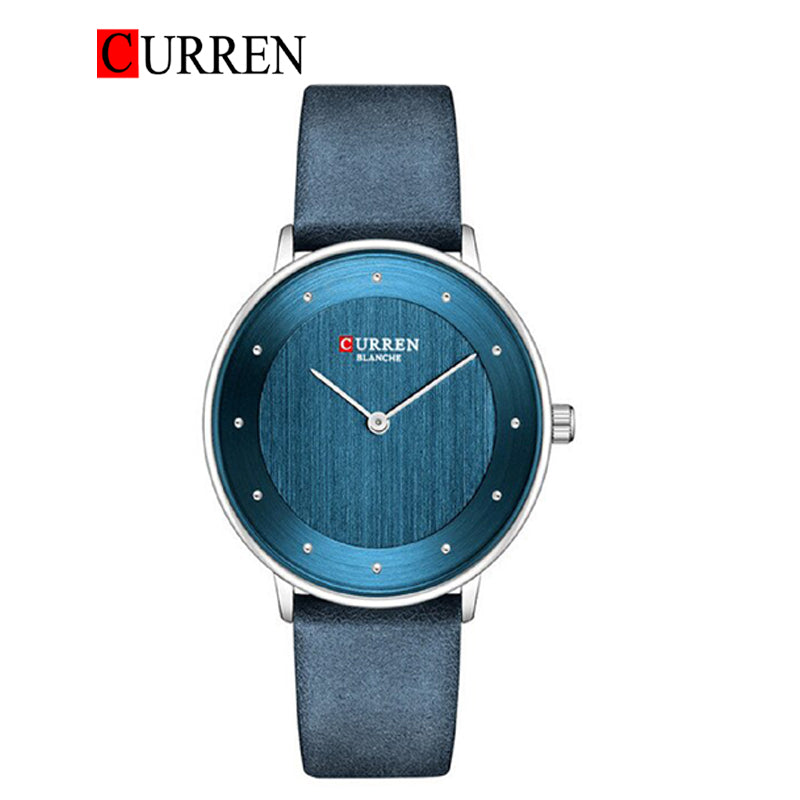 CURREN Original Brand Leather Strap Wrist Watches For Women With Brand (Box & Bag)-9033