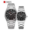 CURREN Original Brand Stainless Steel Band Wrist Watch For Couples With Brand (Box & Bag)