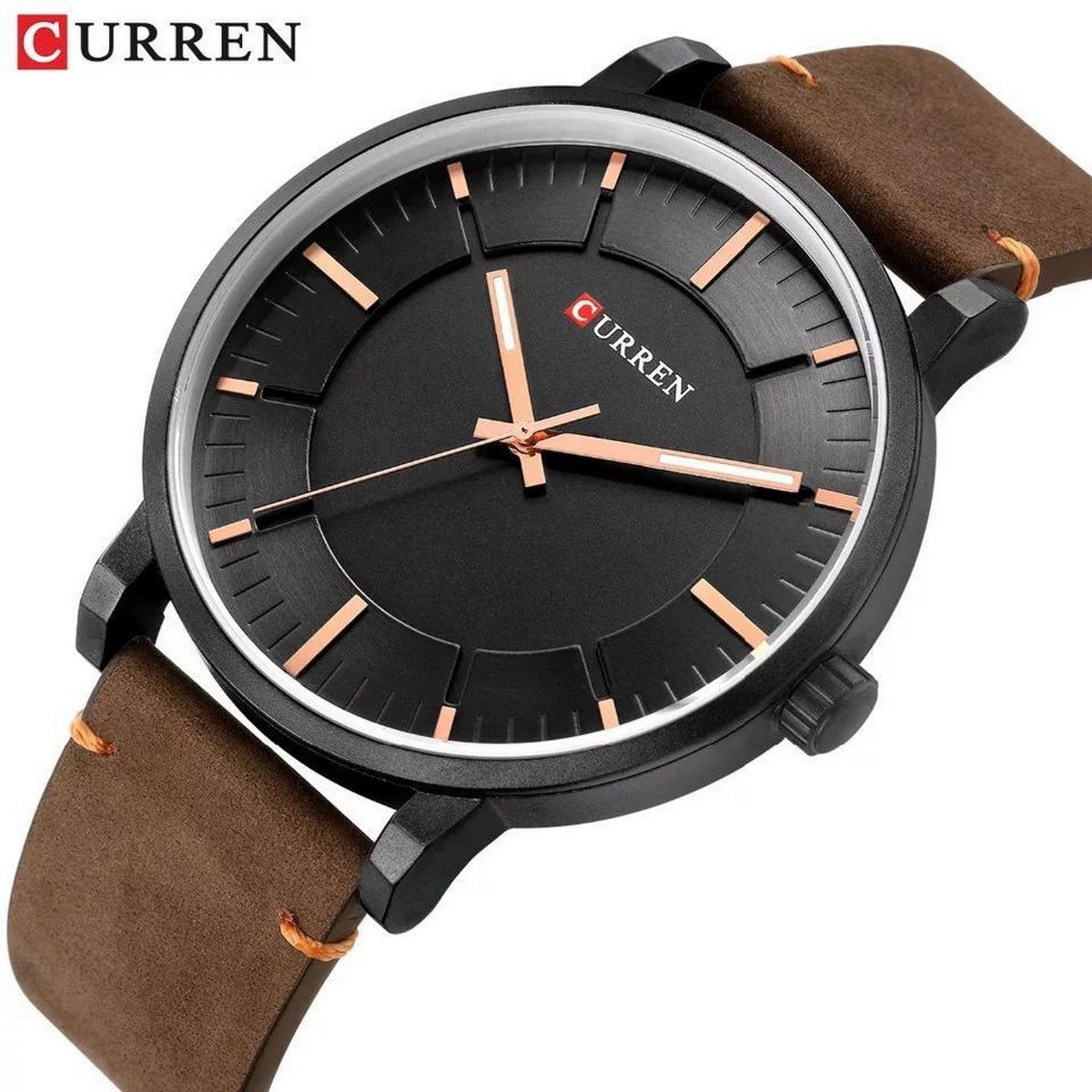 CURREN Original Brand Leather Straps Wrist Watch For Men With Brand (Box & Bag)-8332