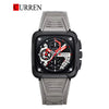 CURREN Original Brand Rubber Straps Wrist Watch For Men With Brand (Box & Bag)-8461