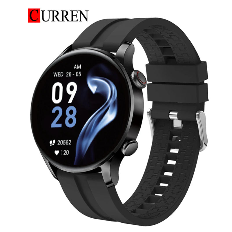 CURREN Original Brand Rubber Straps Wrist Smart Watch For Men & Women With Brand (Box & Bag)-IP67