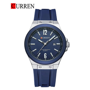 CURREN Original Brand Rubber Straps Wrist Watch For Men With Brand (Box & Bag)-8467