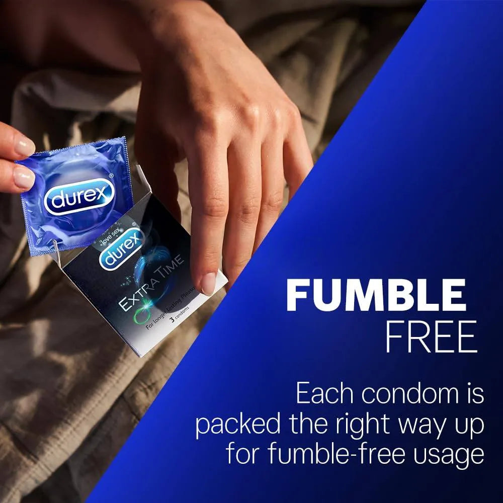 Durex Extra Time Condom 3's Pack