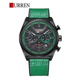 CURREN Original Brand Rubber Straps Wrist Watch For Men With Brand (Box & Bag)-8392