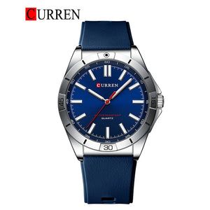 CURREN Original Brand Rubber Straps Wrist Watch For Men With Brand (Box & Bag)-8449