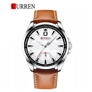 CURREN Original Brand Leather Straps Wrist Watch For Men With Brand (Box & Bag)-8379