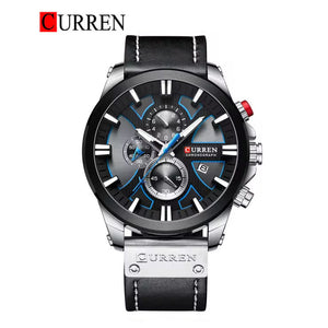 CURREN Original Brand Leather Straps Wrist Watch For Men With Brand (Box & Bag)-8346