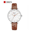 CURREN Original Brand Leather Straps Wrist Watch For Women With Brand (Box & Bag)-9046