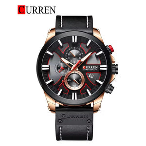 CURREN Original Brand Leather Straps Wrist Watch For Men With Brand (Box & Bag)-8346