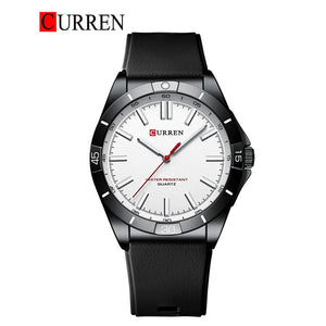 CURREN Original Brand Rubber Straps Wrist Watch For Men With Brand (Box & Bag)-8449